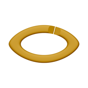 Medium Eye-Shaped Link