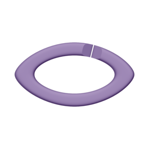 Large Eye-Shaped Link