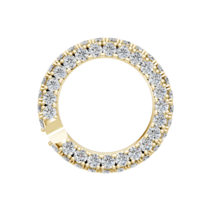 Diamond Pave Small Circle Link